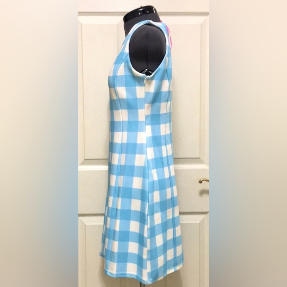 NWT Macbeth Collection Blue Gingham Check Barbie Dress - Picture 9 of 15